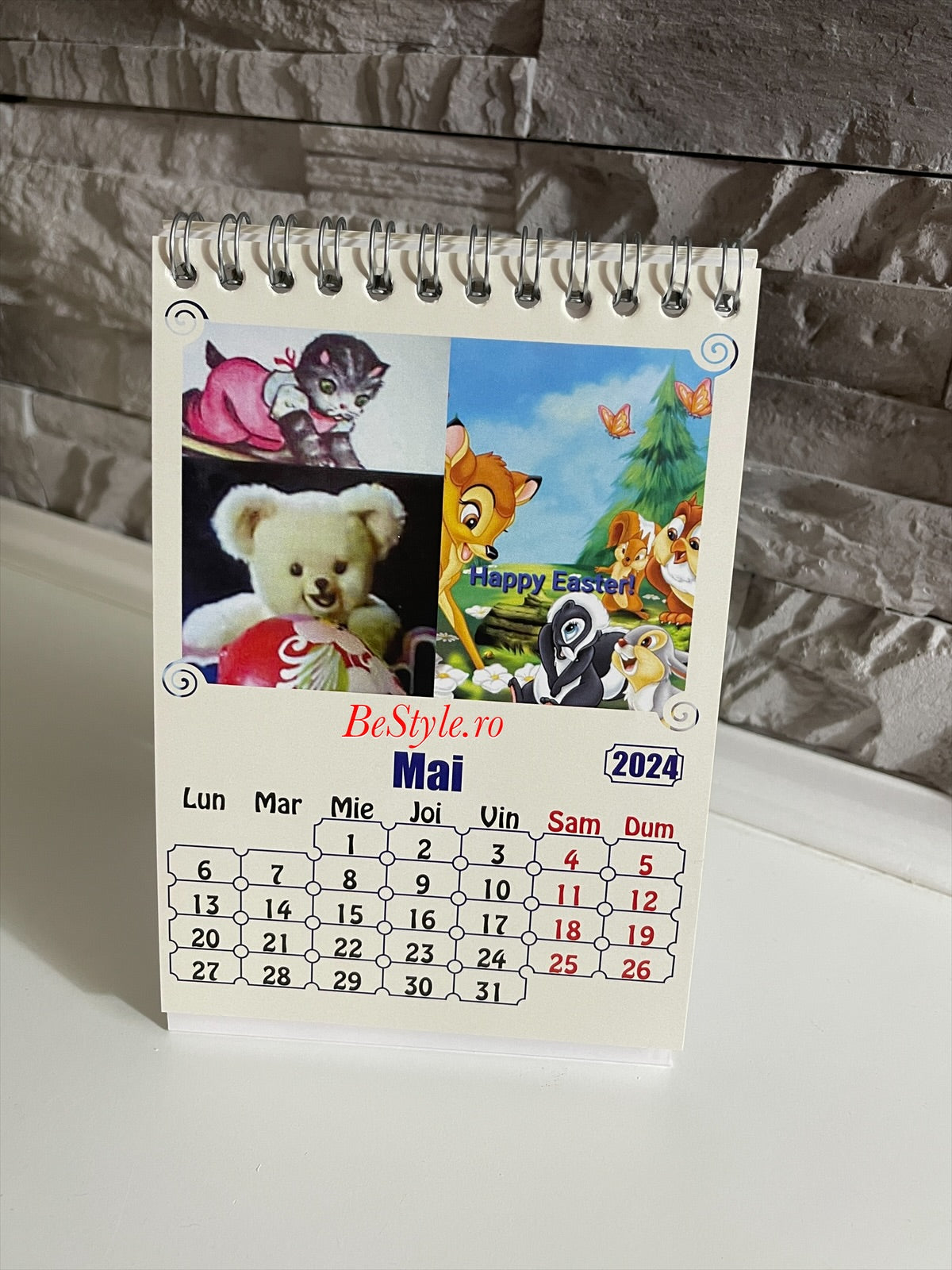 Calendar personalizat de birou 2025 CAL P20