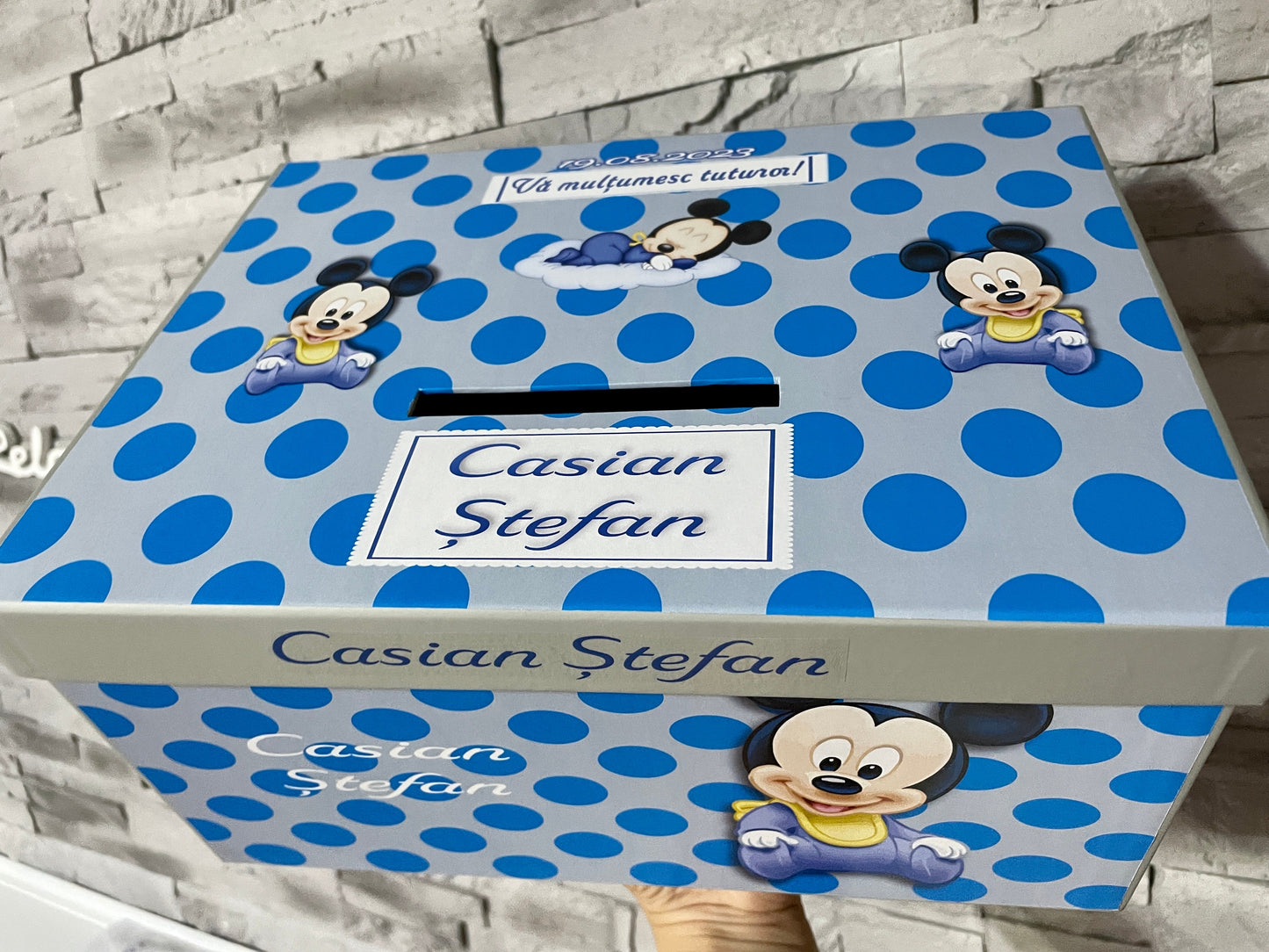 Cutie plicuri de bani botez Mickey Mouse 02