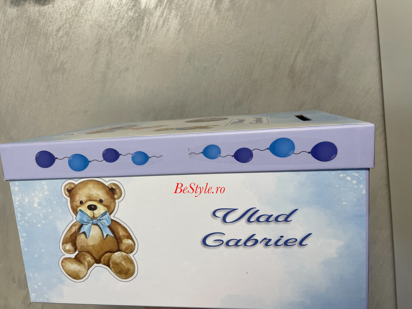 Cutie plicuri de bani botez Ursulet