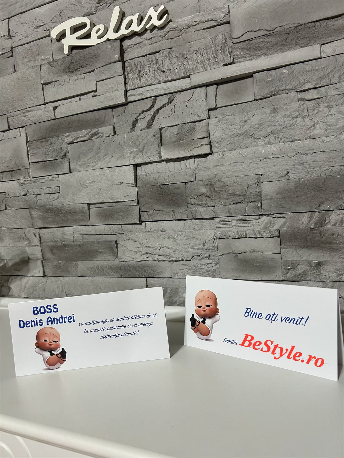 Plic de bani botez BSPB069 - Boss Baby