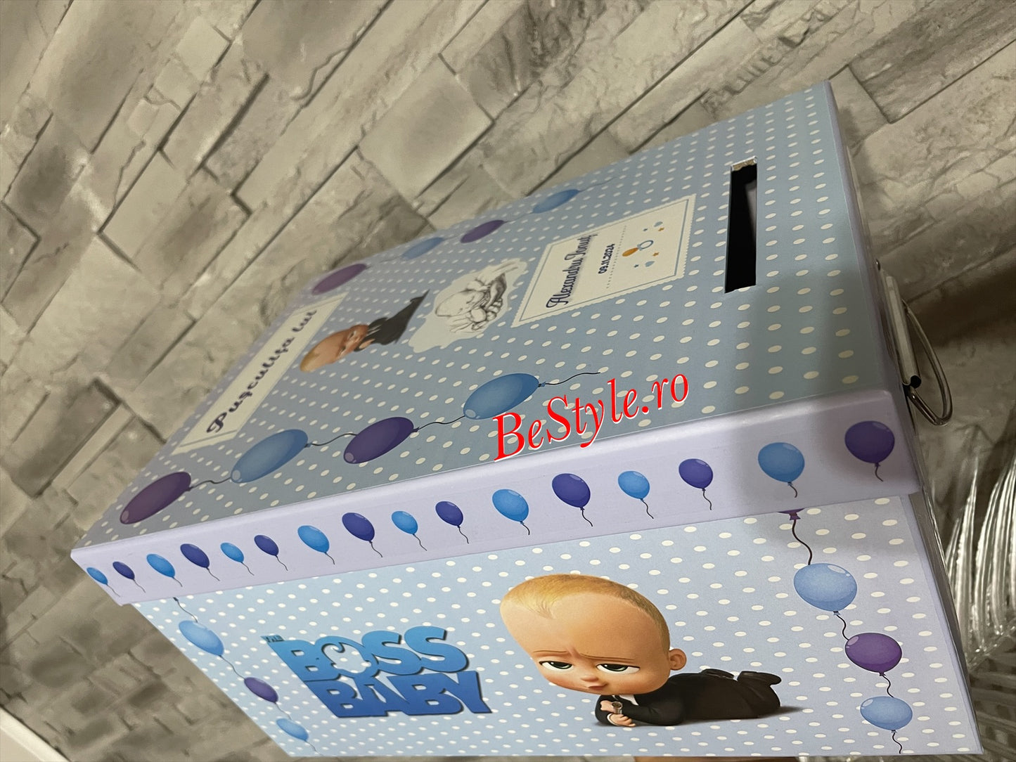 Cutie plicuri de bani botez Baby Boss 01