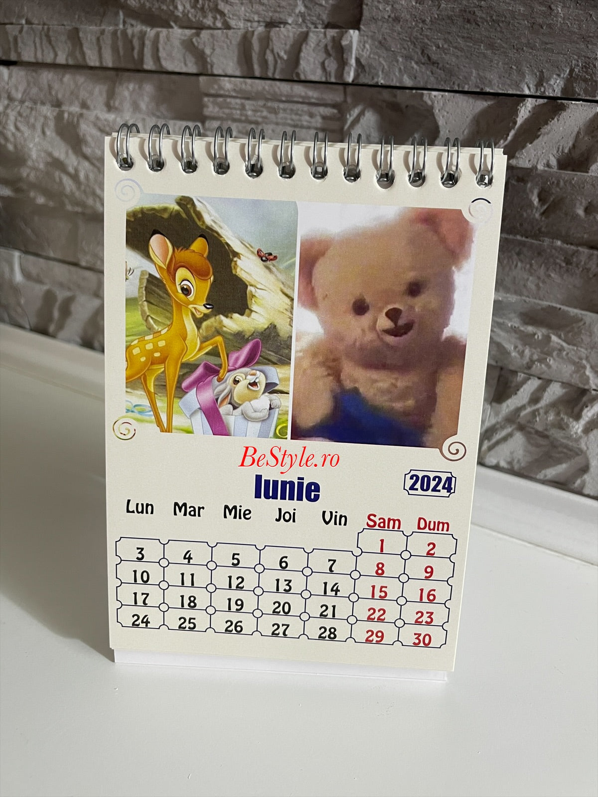 Calendar personalizat de birou 2027 CAL P20