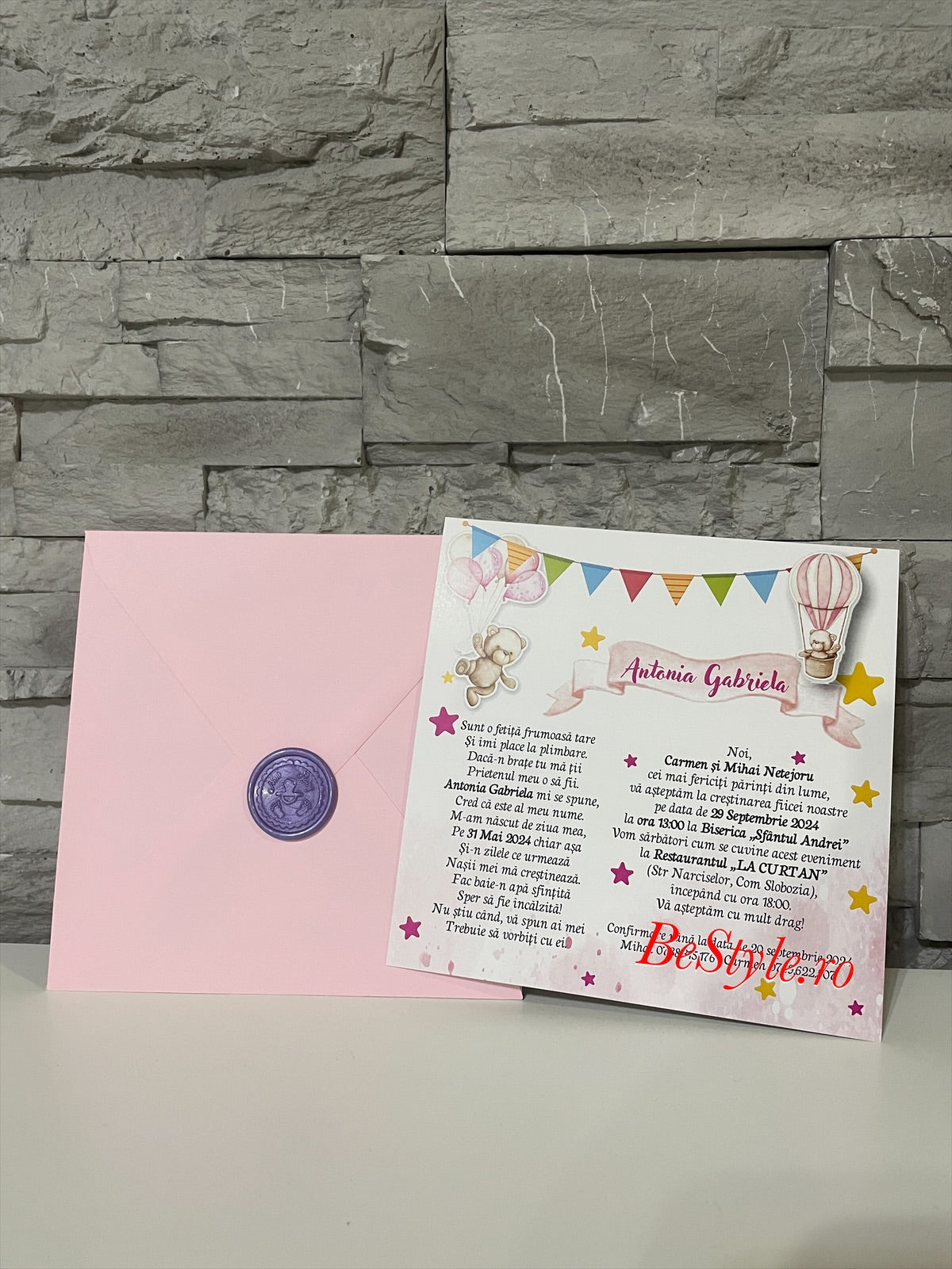 Invitatie botez BSIB042