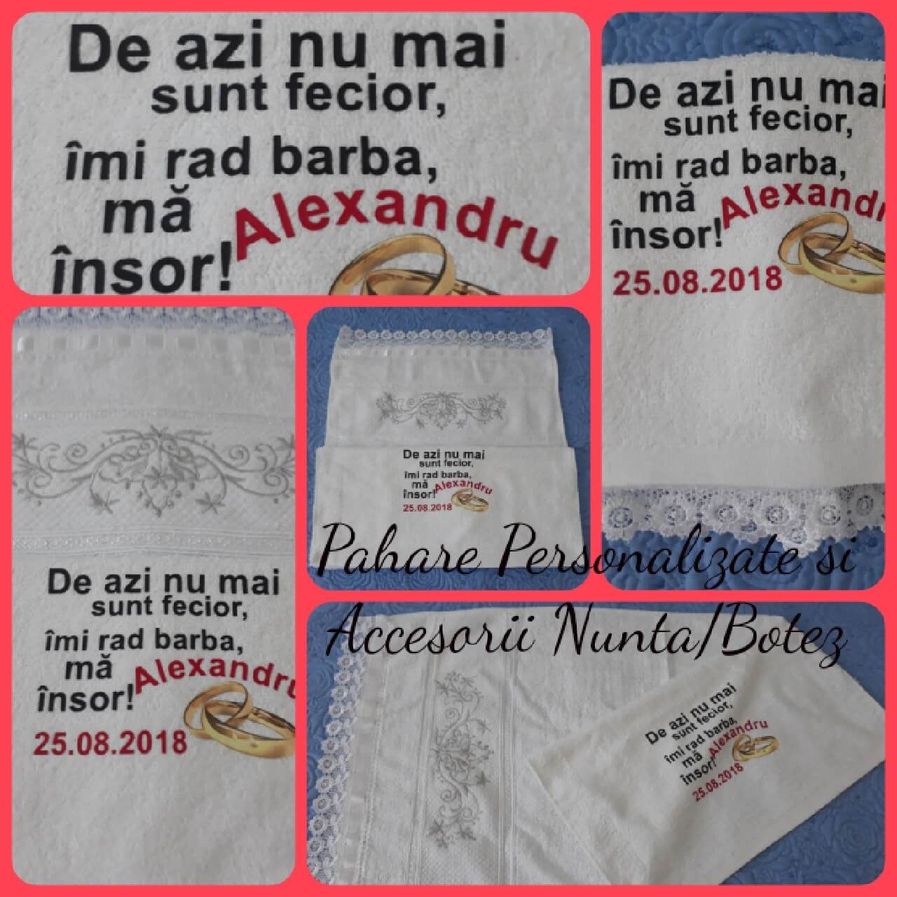 Prosop personalizat nunta pentru mire 03