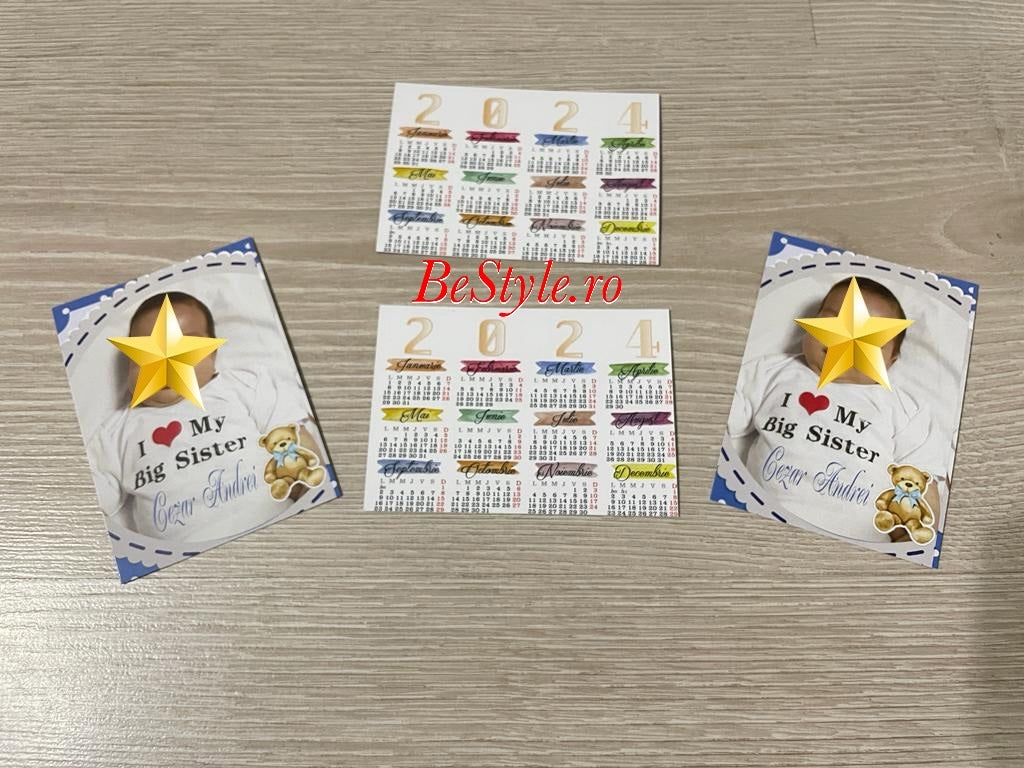 Calendar personalizat de buzunar 2025 CAL P25
