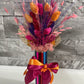 Aranjament din creioane colorate cu flori uscate 04