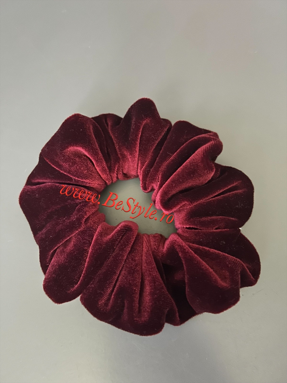 Elastic de par mare din catifea - handmade