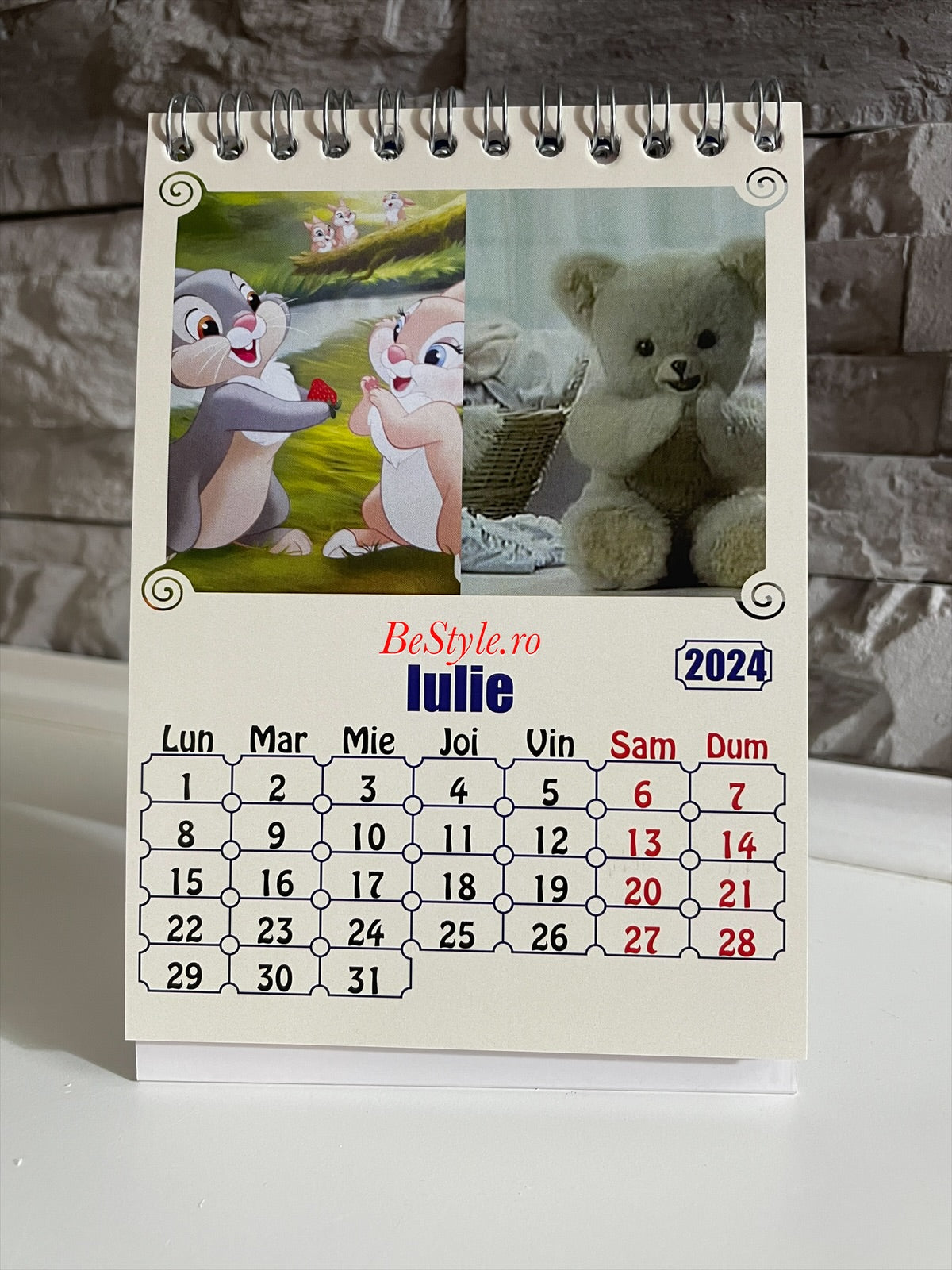 Calendar personalizat de birou 2027 CAL P20