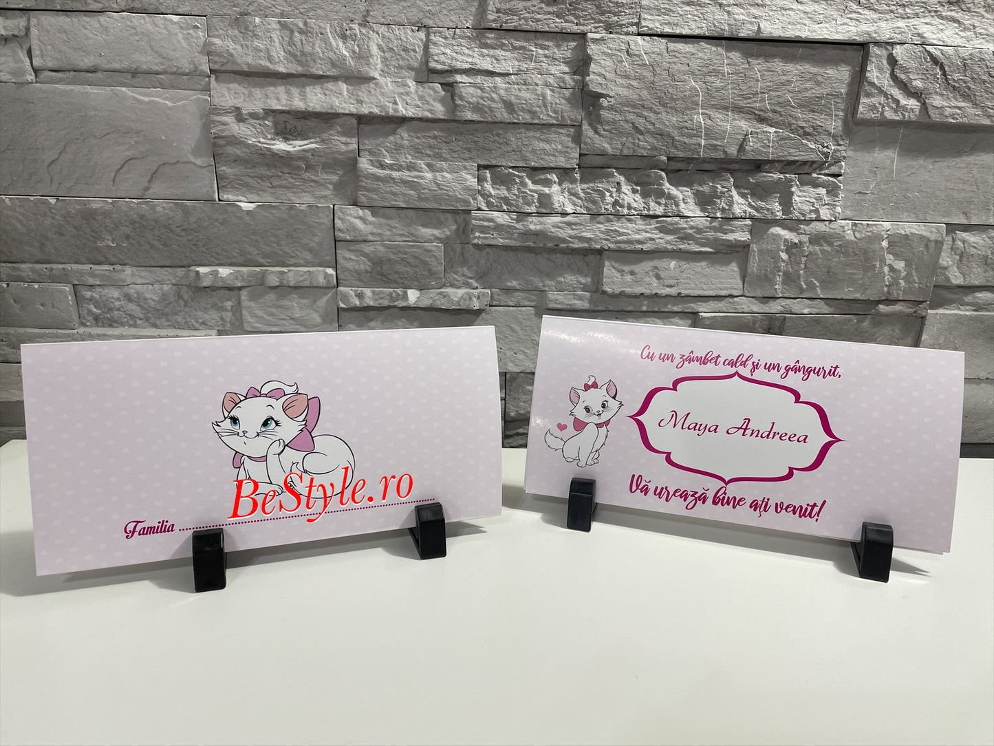 Plic de bani botez BSPB066 - Marie the cat