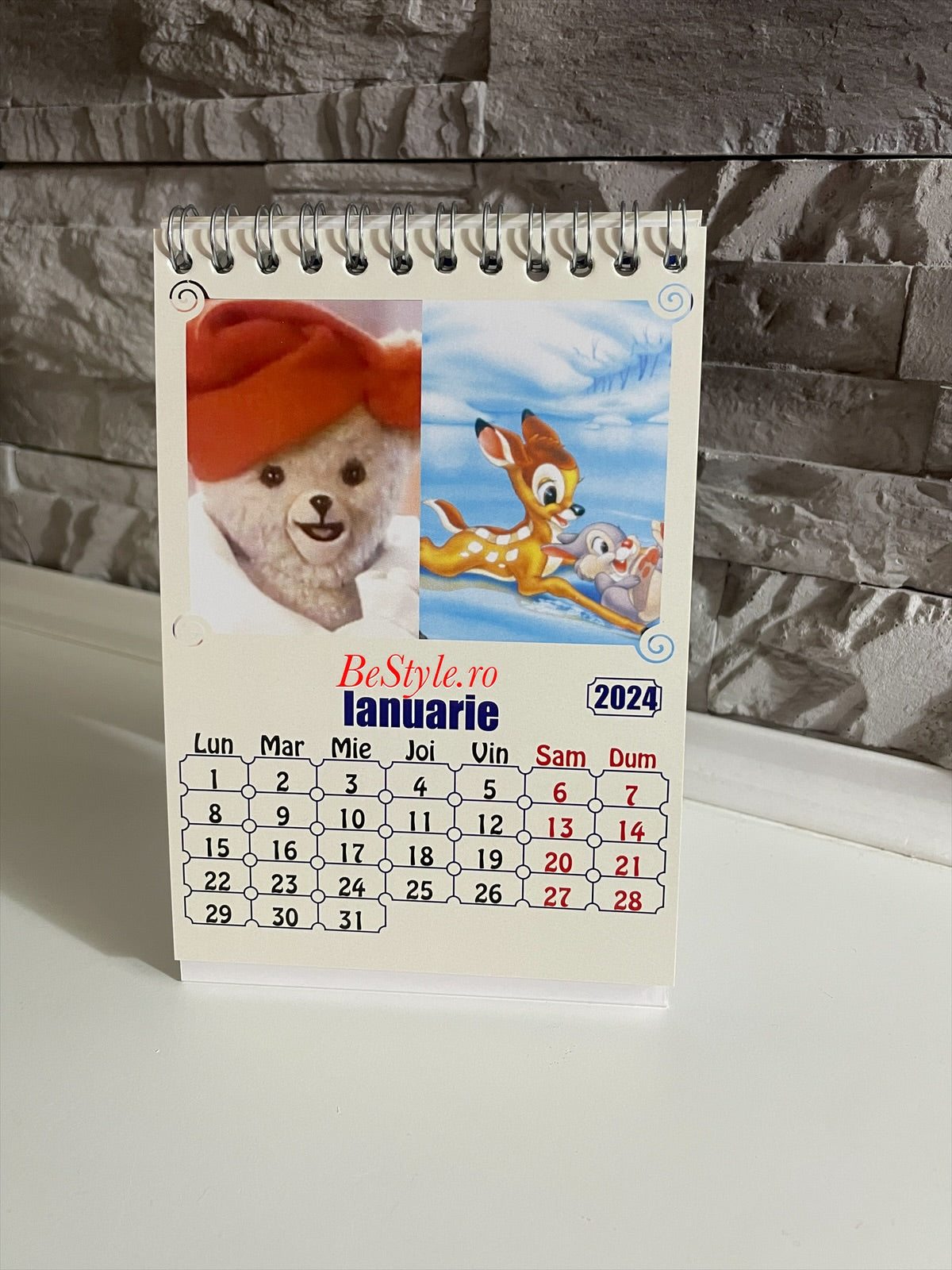 Calendar personalizat de birou 2024 CAL P20