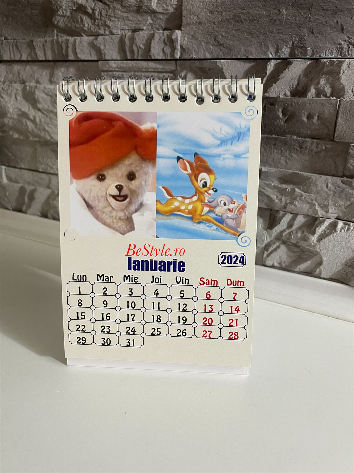 Calendar personalizat de birou 2027 CAL P20