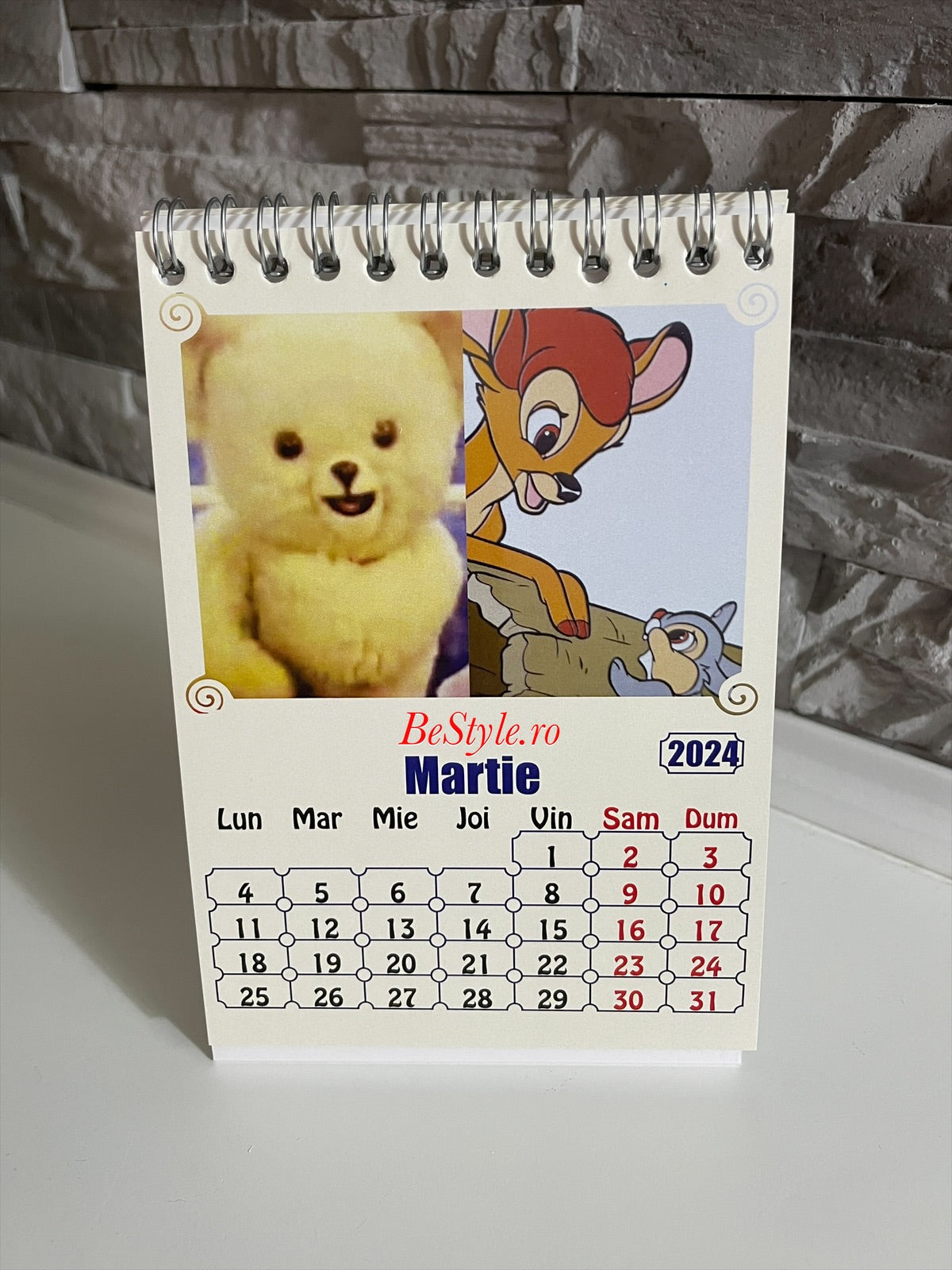 Calendar personalizat de birou 2025 CAL P20