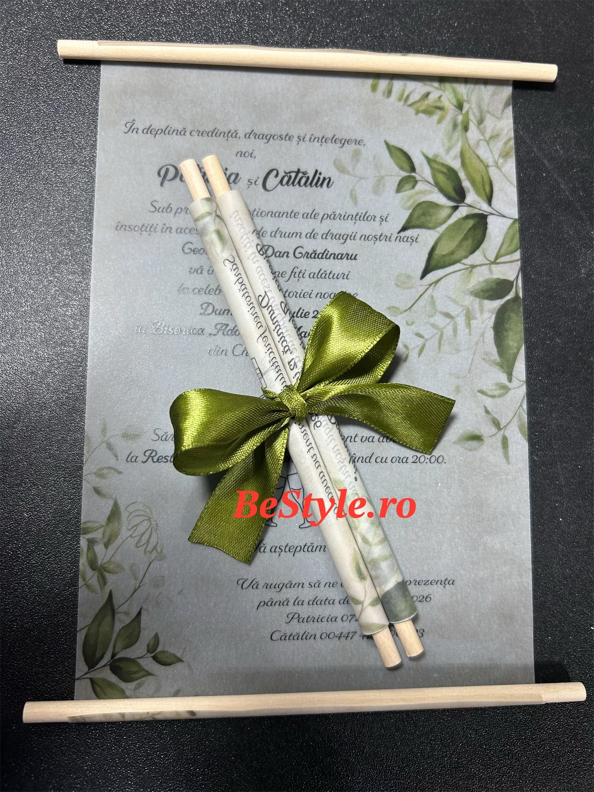 Invitatie nunta BSIN003 - model pergament