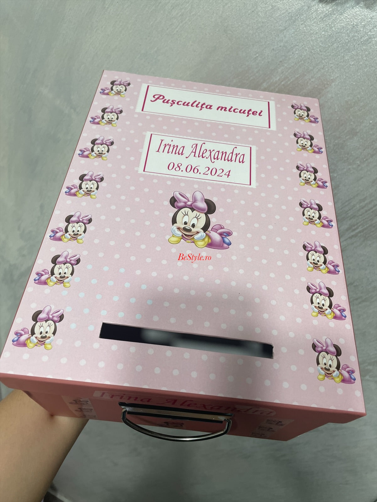 Cutie plicuri de bani botez Minnie Mouse 03