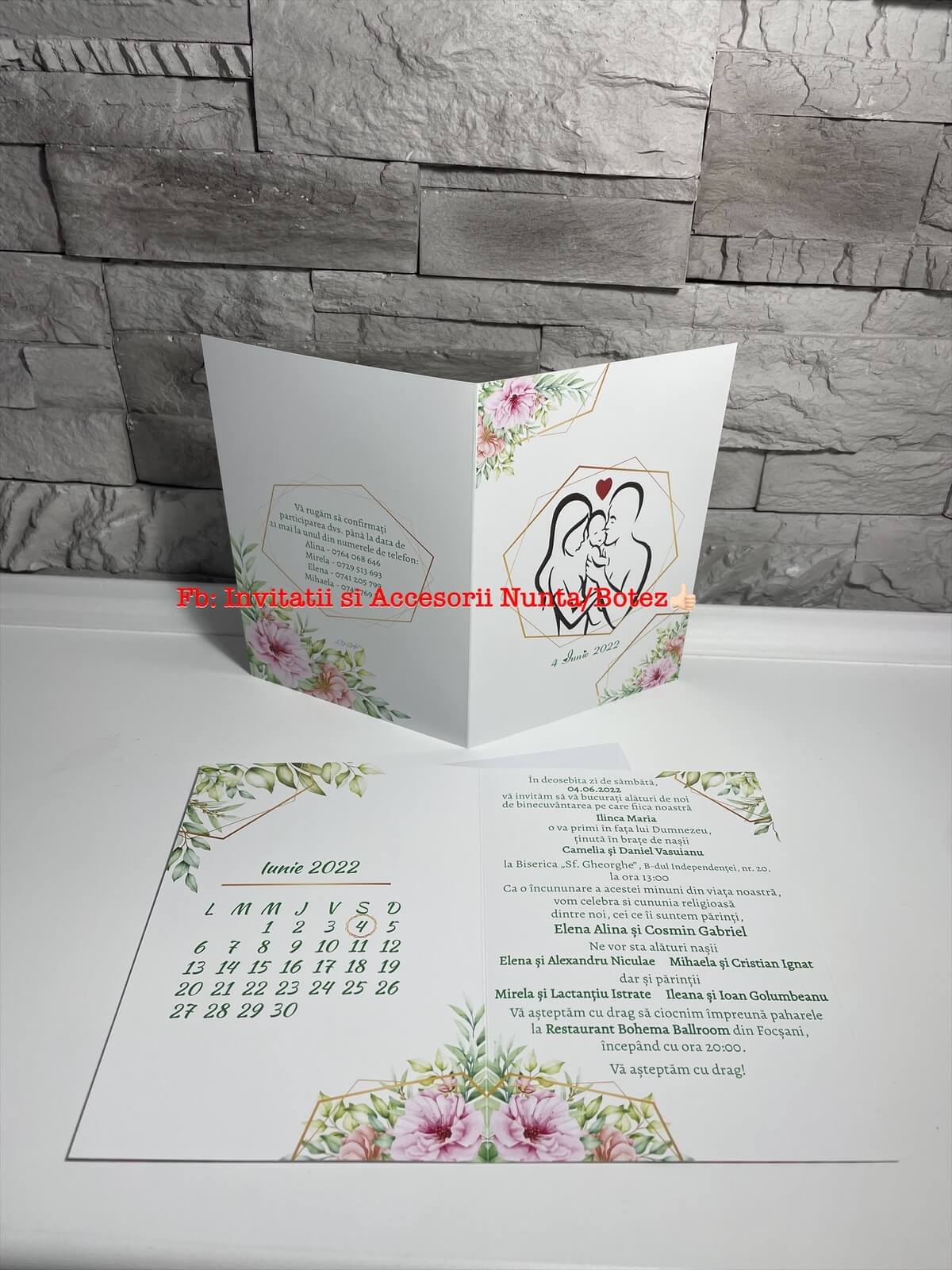 Invitatie 2 in 1 BSIN37