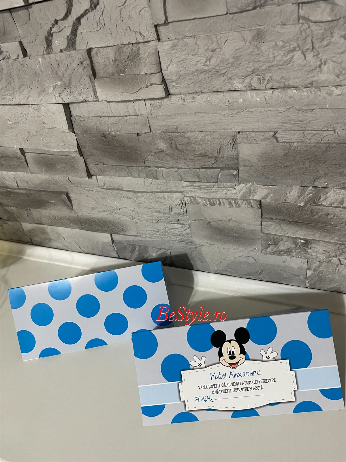 Plic de bani botez BSPB045 - Mickey Mouse