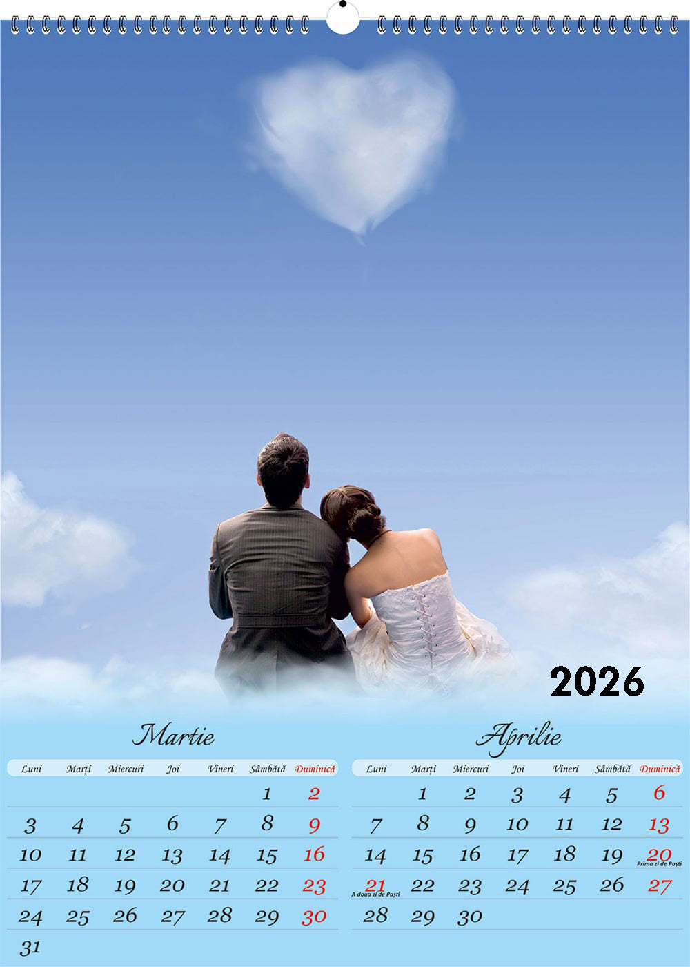 Calendar personalizat de perete 2026 CAL P04