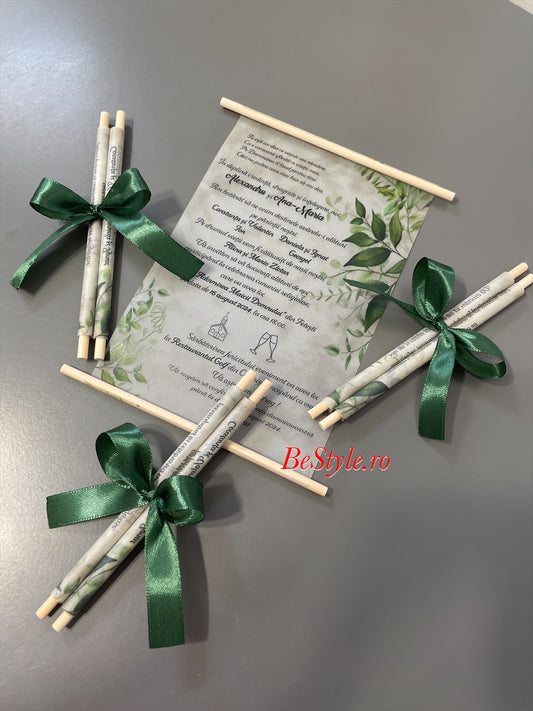 Invitatie nunta BSIN03 - model pergament