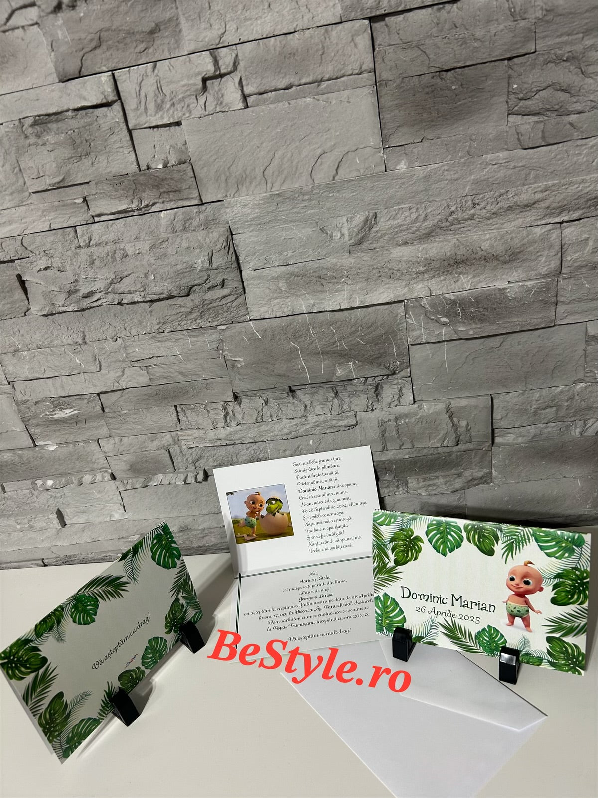 Invitatie botez BSIB017 - Zigaloo Baby
