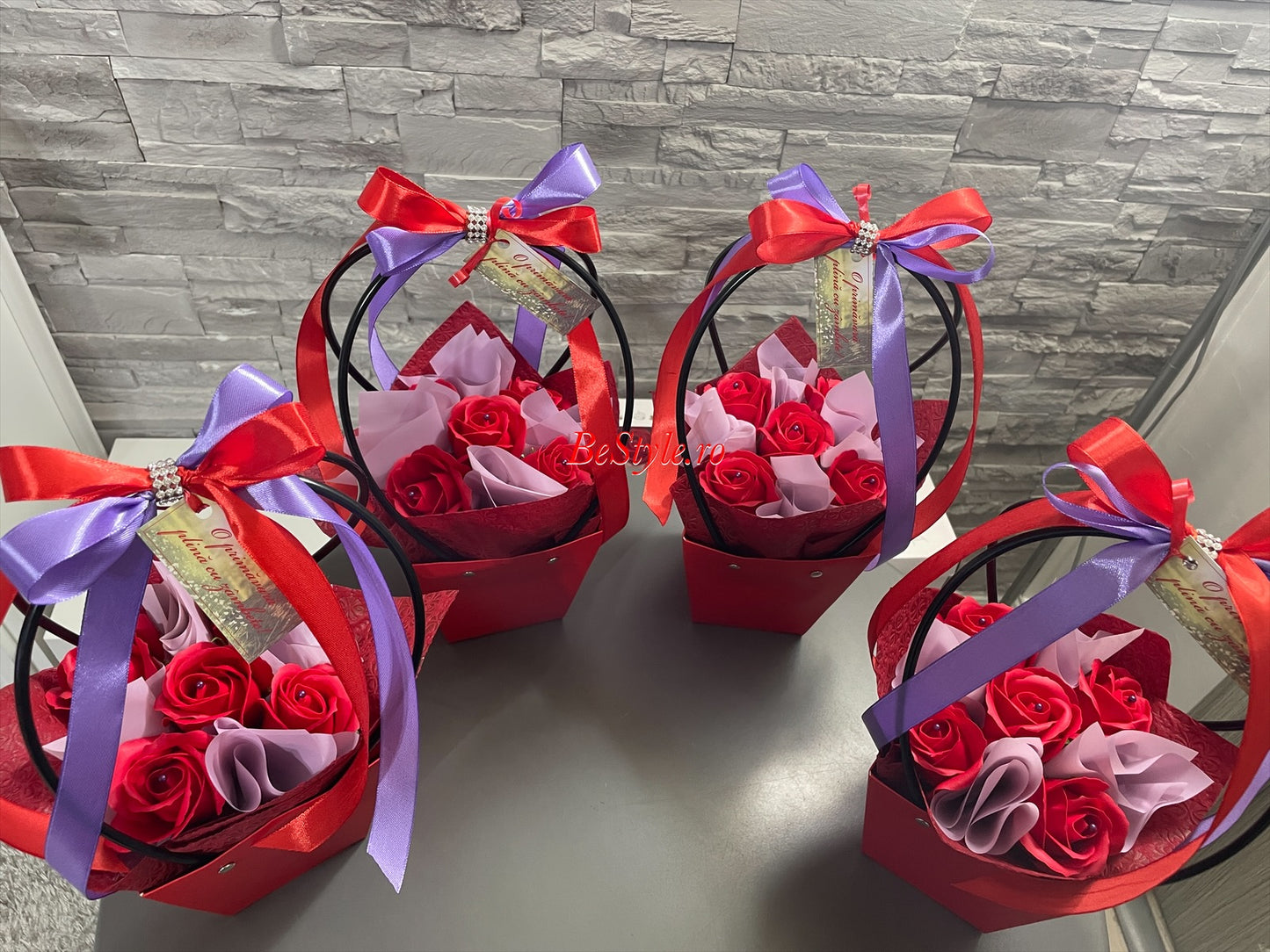 Cosulet cu trandafiri de sapun 02