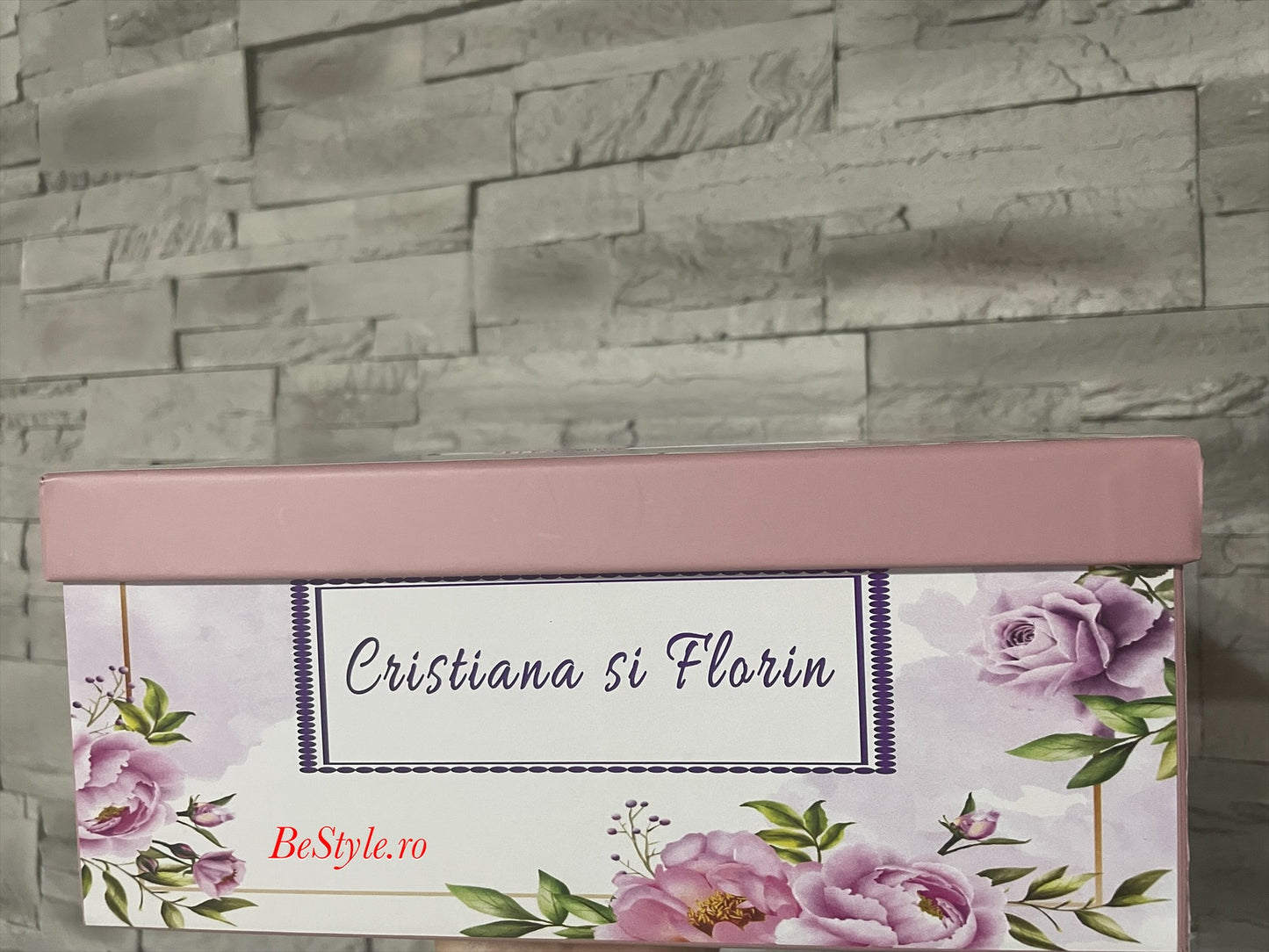 Cutie plicuri bani nunta - Peonies