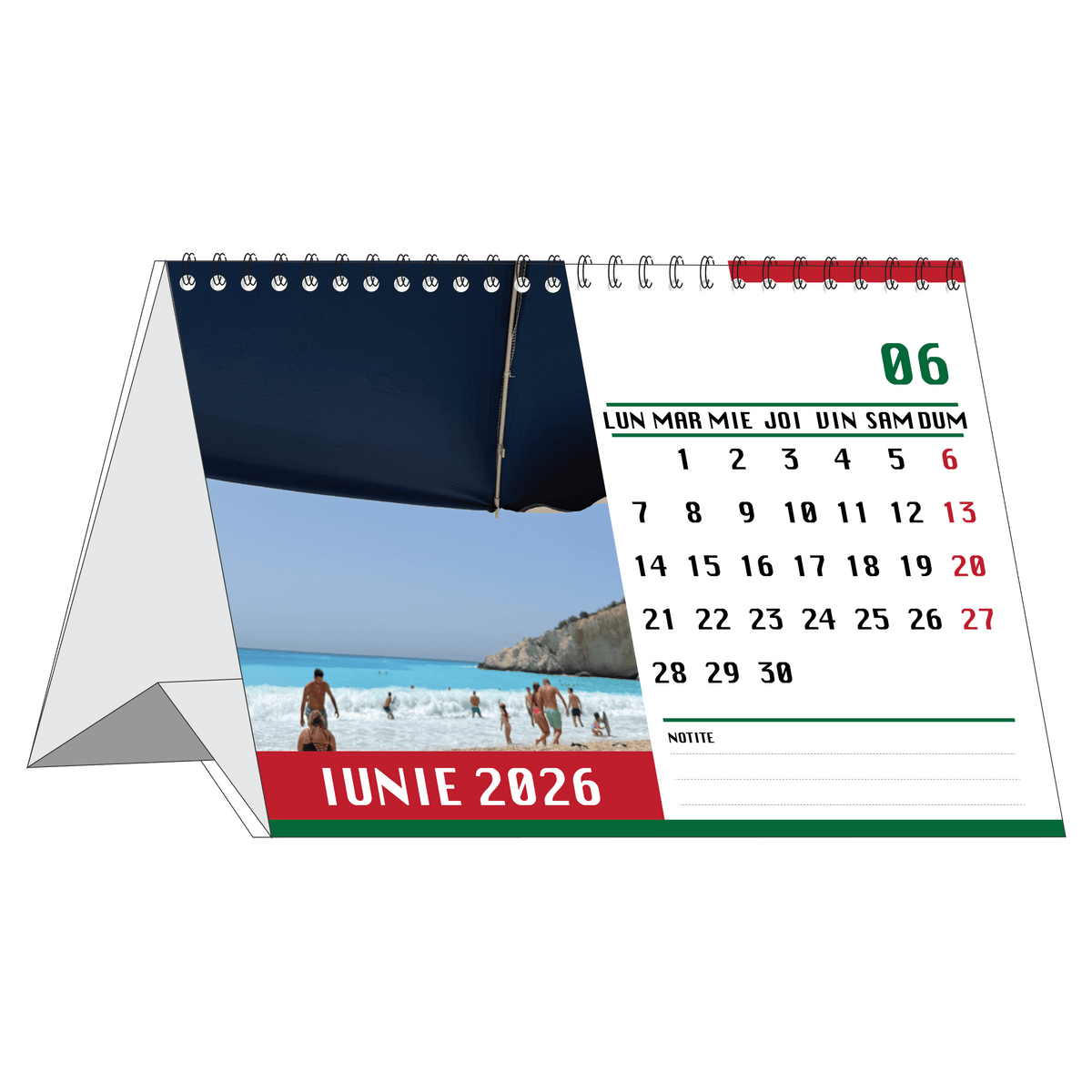Calendar personalizat de birou 2027 CAL P70