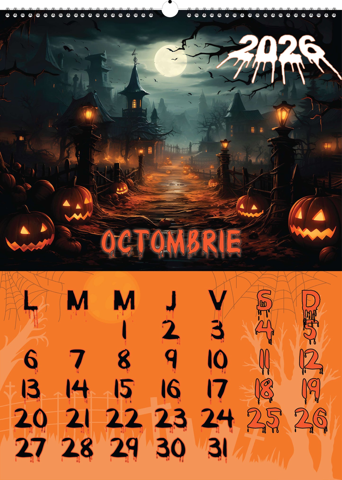 Calendar personalizat de perete 2026 CAL P63