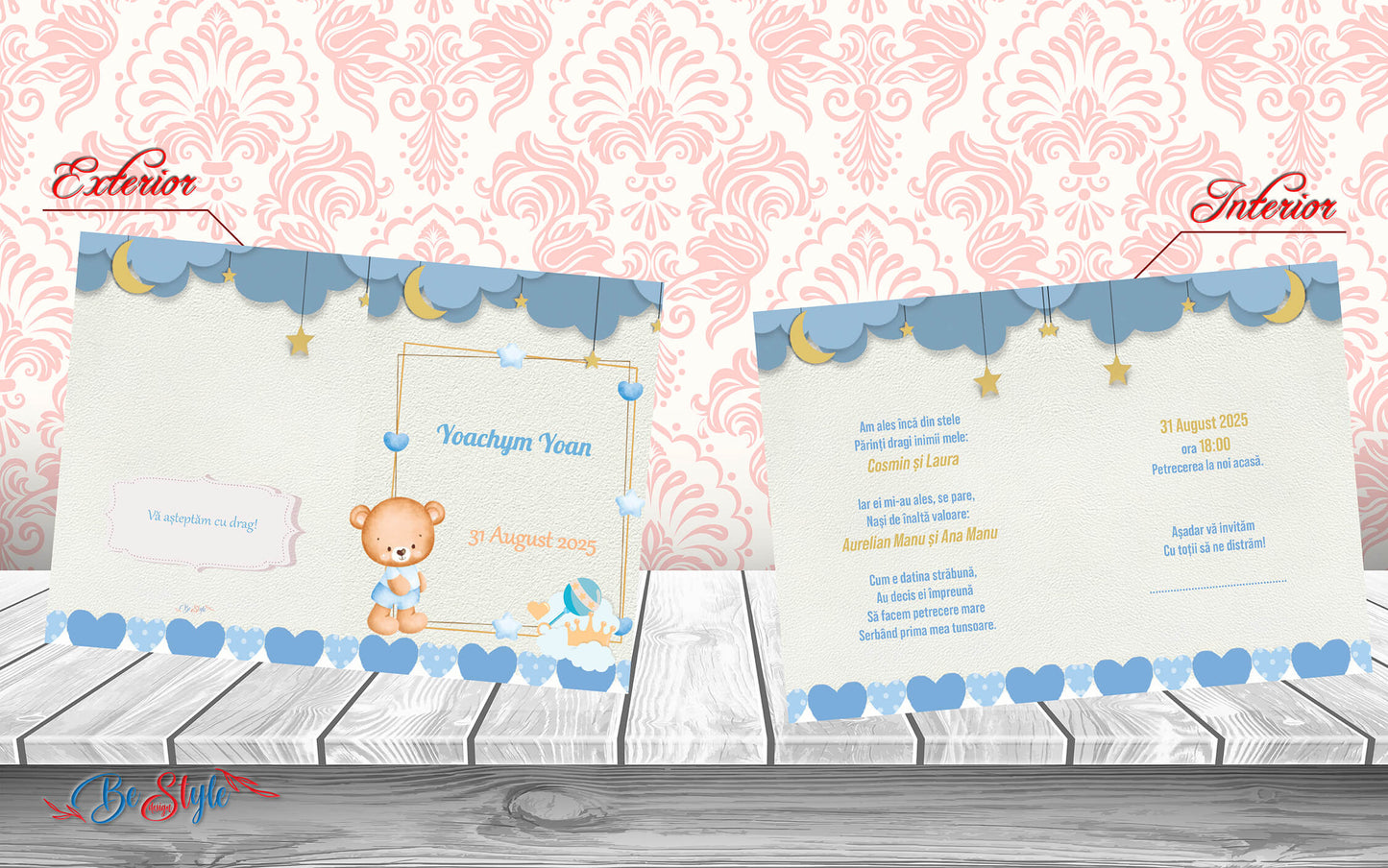 Invitatie botez BSIB050