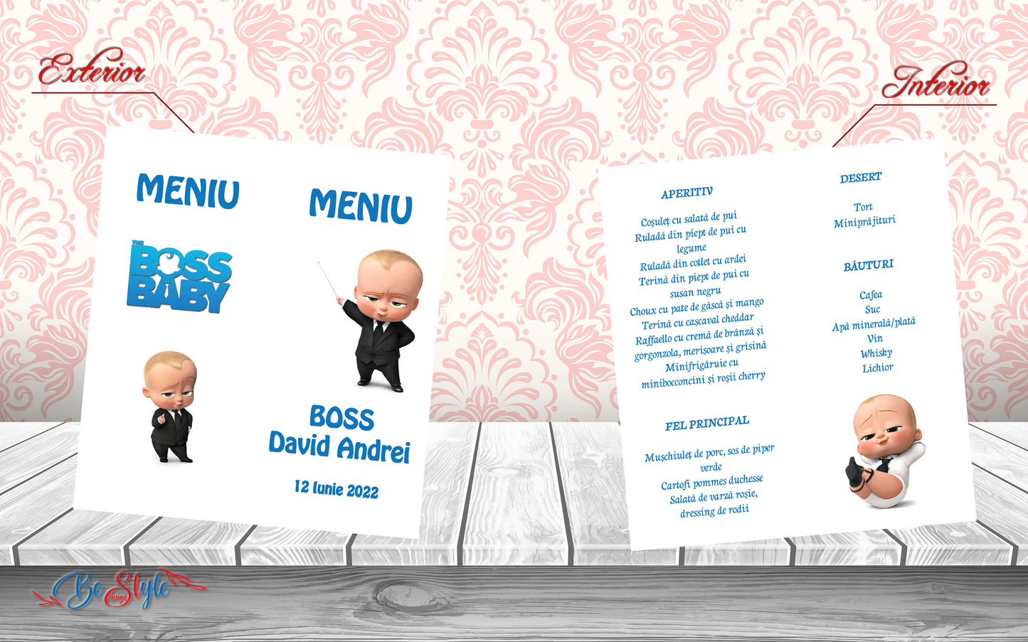 Meniu botez BSMB013 - Baby Boss