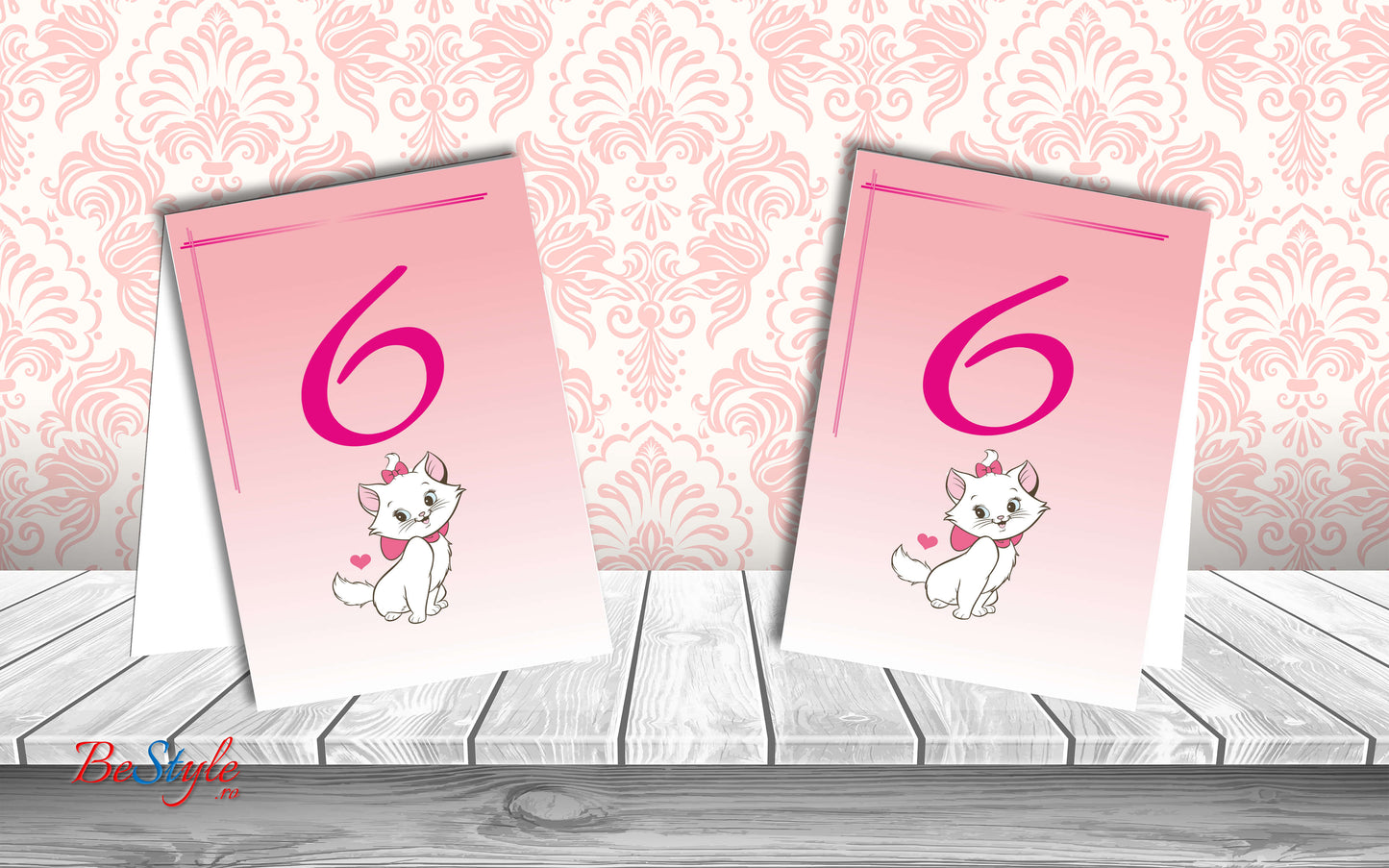 Numar de masa botez BSNB017 - Marie the cat