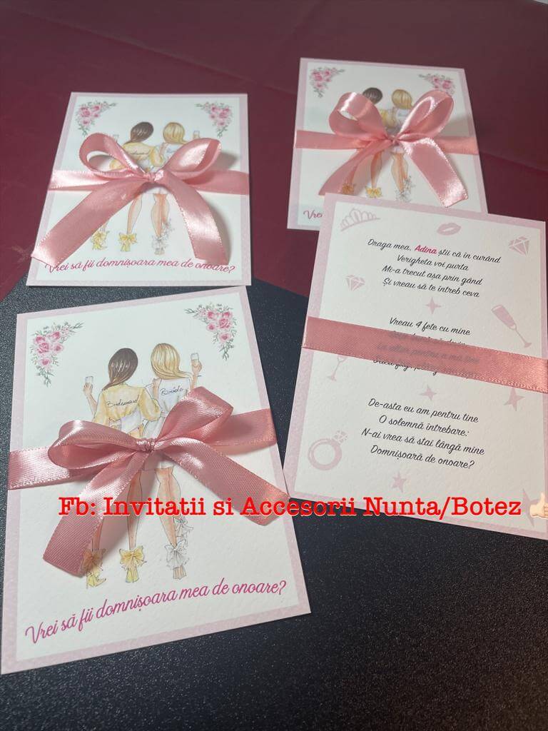 Invitatie domnisoare de onoare 02