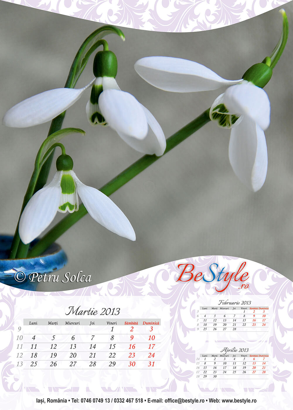 Calendar general de perete 2026 CAL G15 - Petru Solca