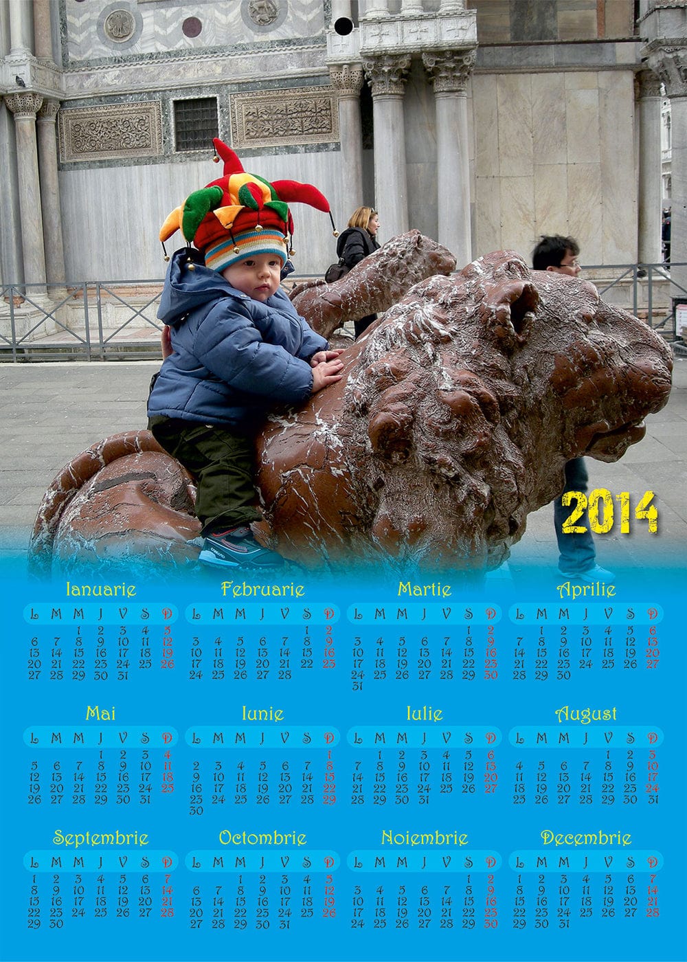 Calendar personalizat de perete 2024 CAL P02