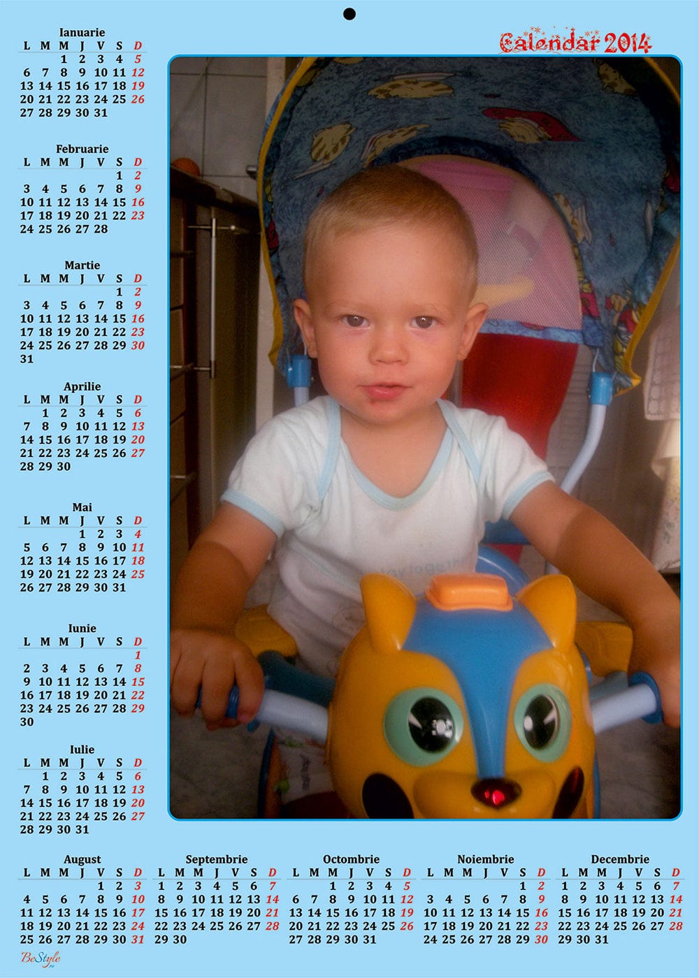 Calendar personalizat de perete 2024 CAL P03