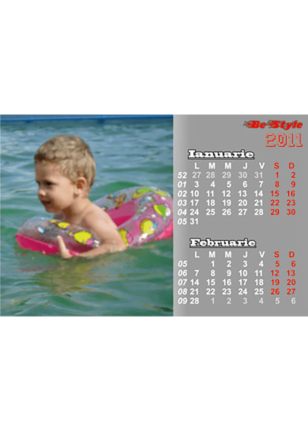Calendar personalizat de birou 2026 CAL P10