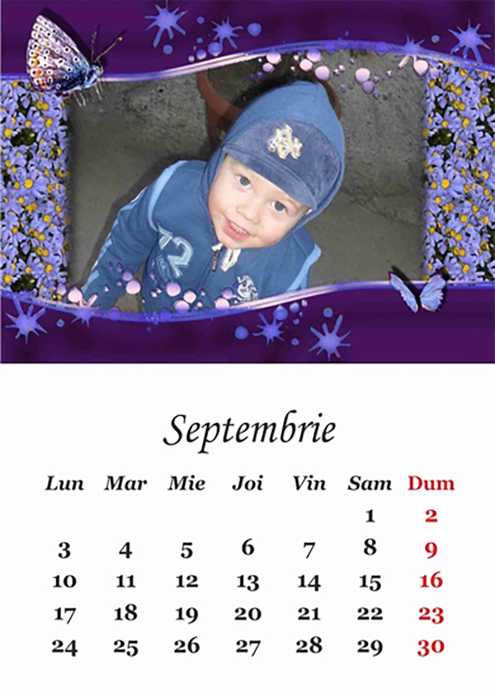 Calendar personalizat de birou 2024 CAL P12