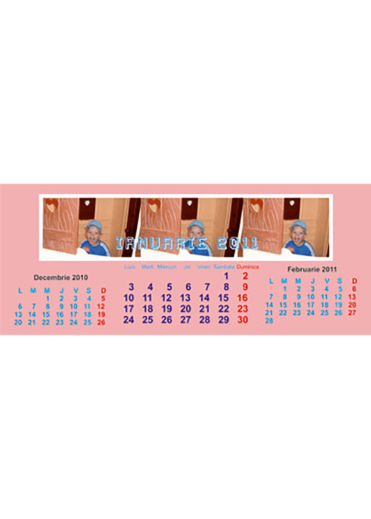 Calendar personalizat de birou 2024 CAL P13