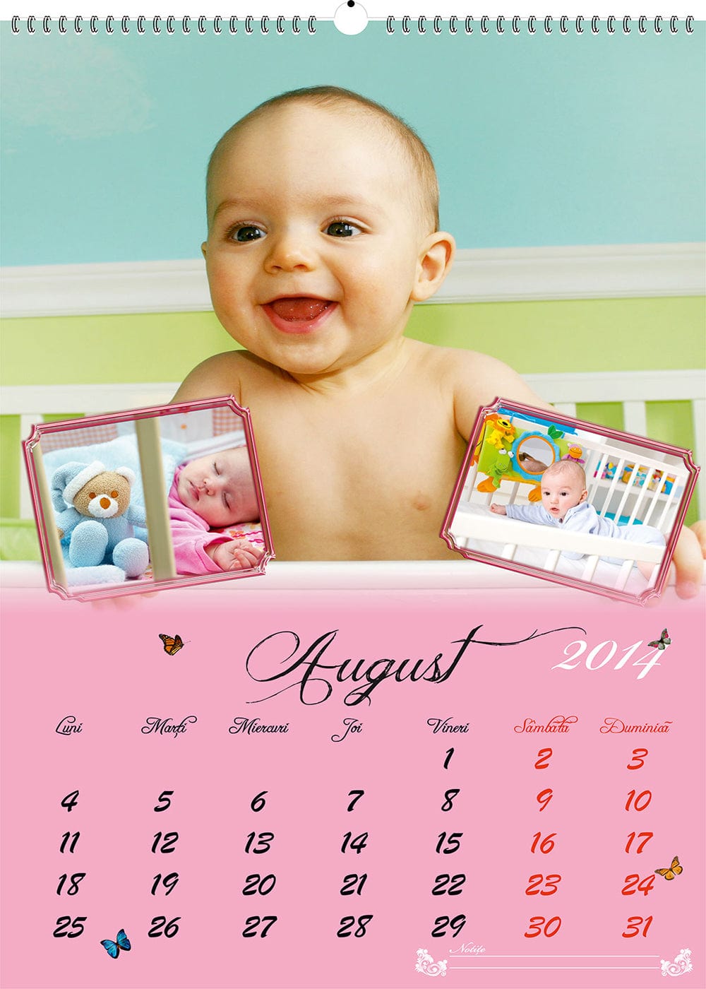 Calendar personalizat de perete 2024 CAL P18