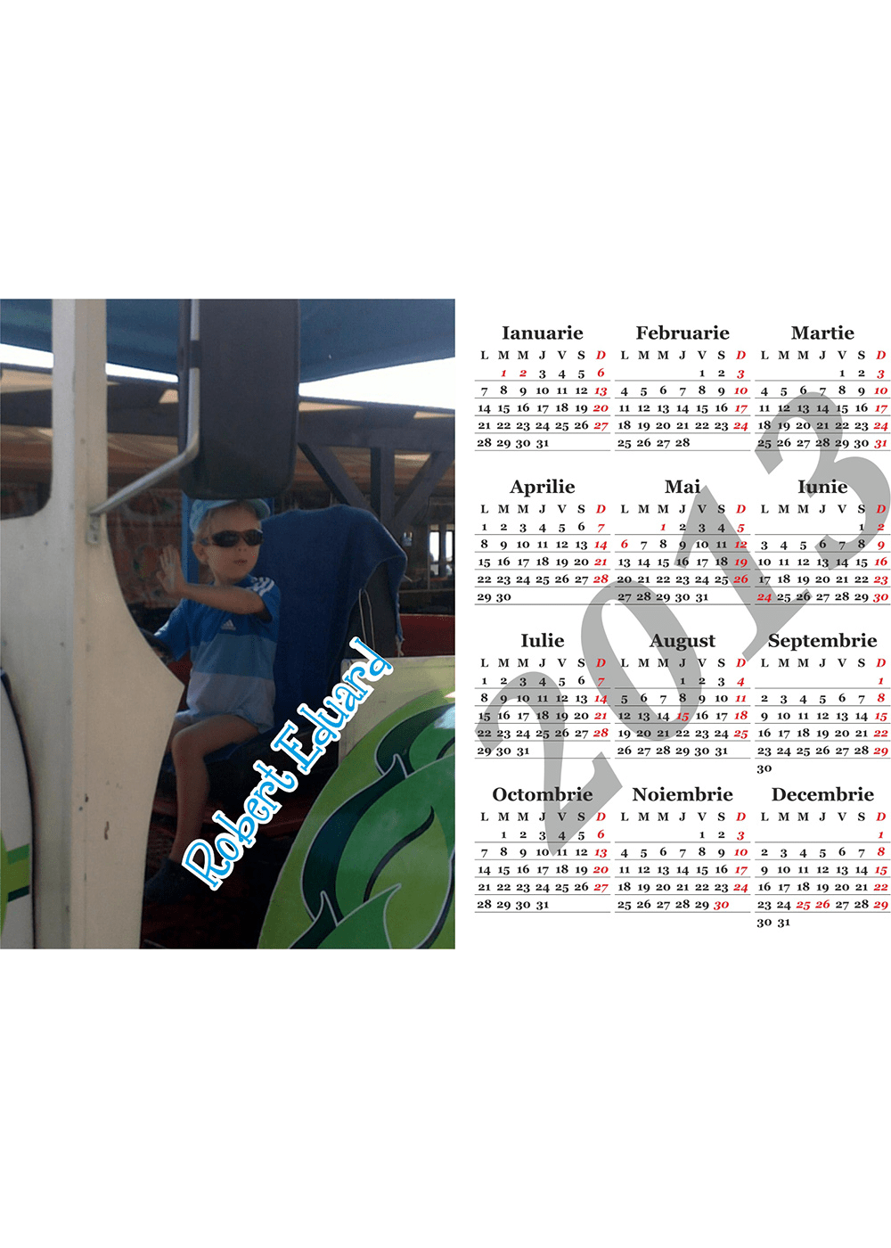 Calendar personalizat de buzunar 2024 CAL P23