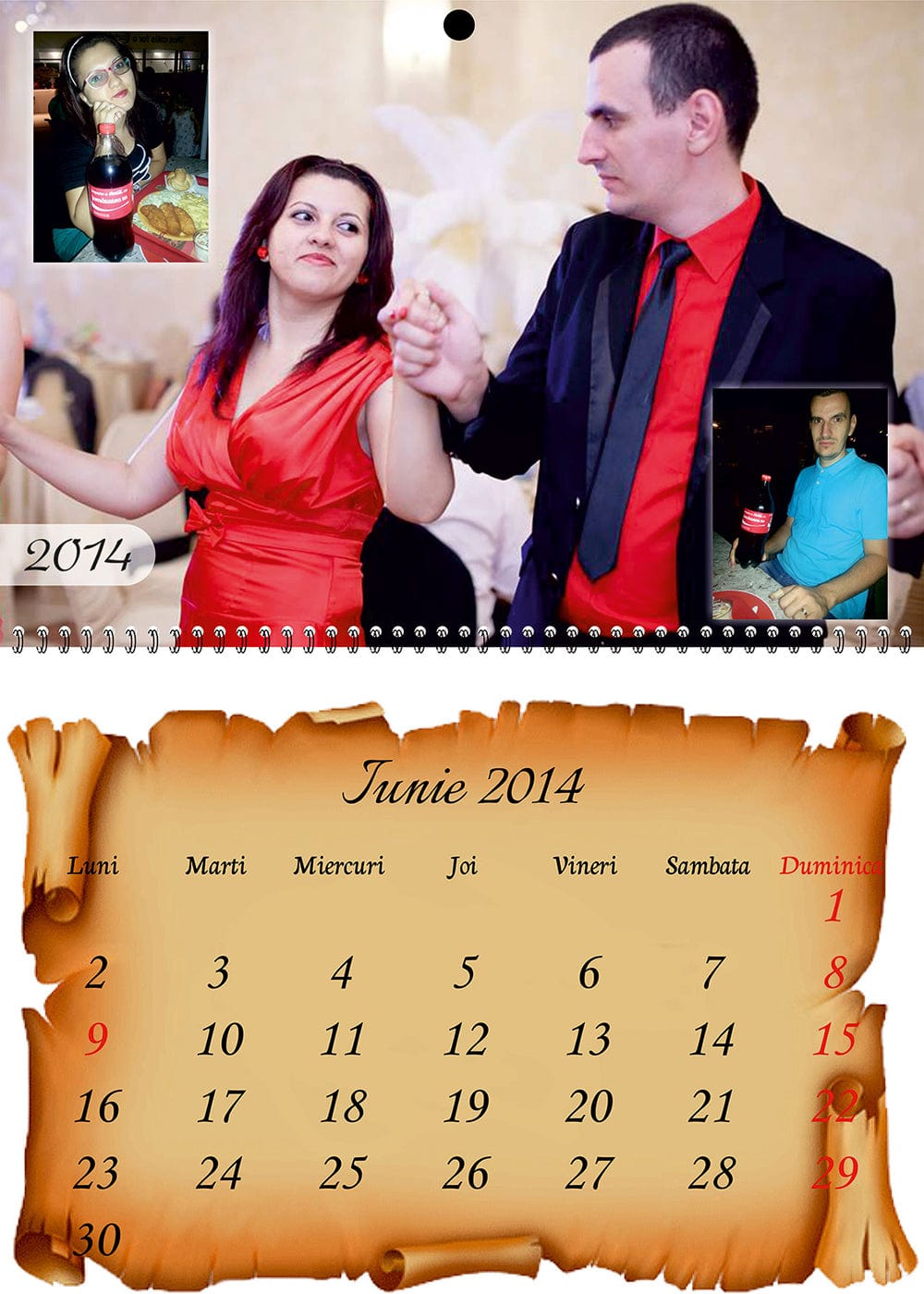 Calendar personalizat de perete 2024 CAL P30