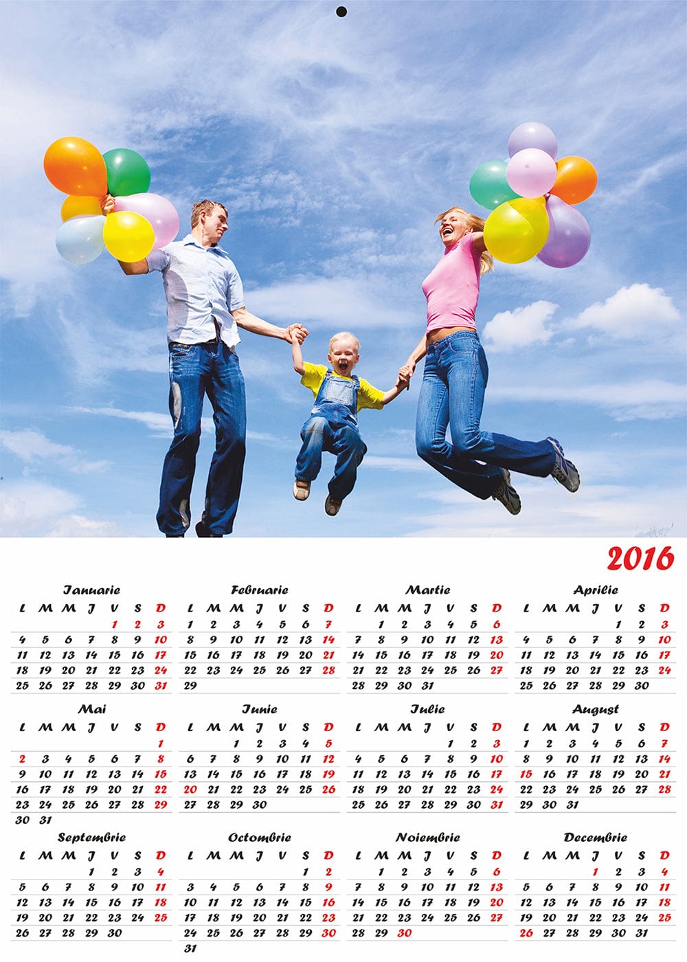 Calendar personalizat de perete 2024 CAL P41