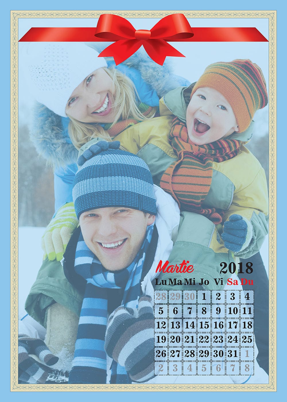 Calendar personalizat de perete 2024 CAL P43