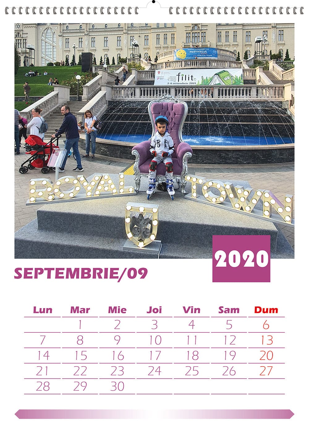 Calendar personalizat de perete 2025 CAL P48