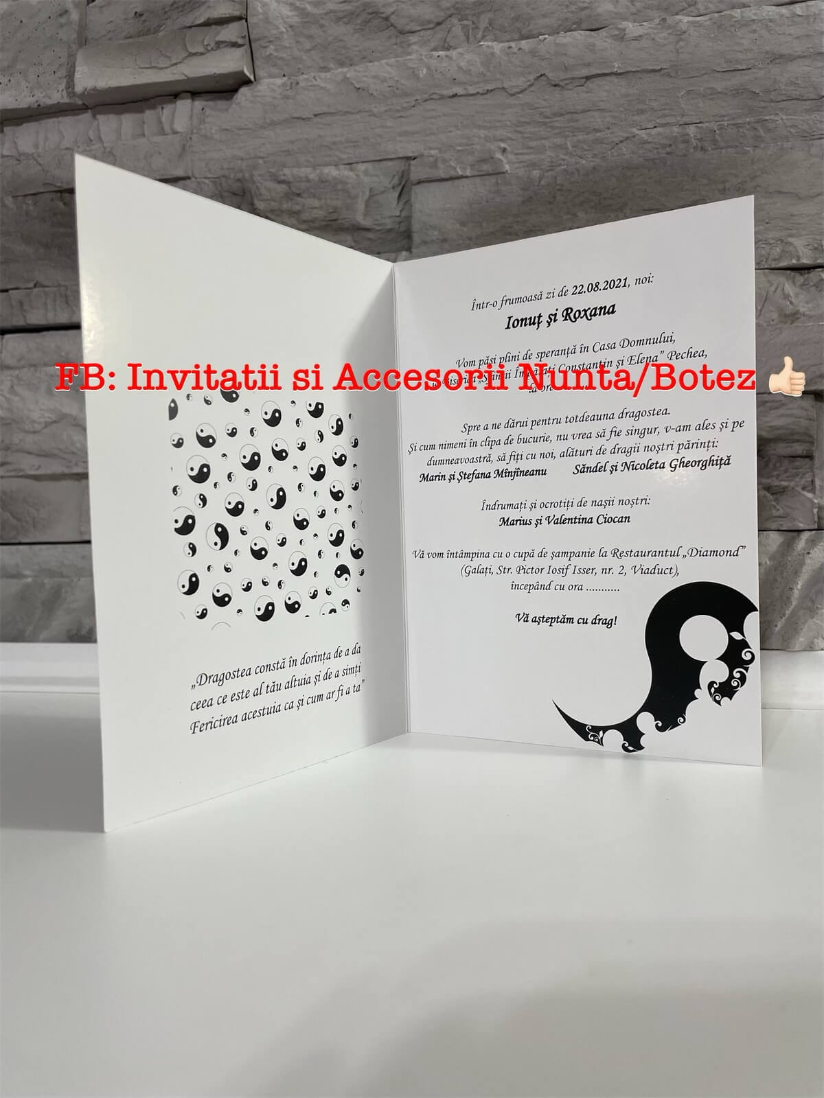 Invitatie nunta BSIN061