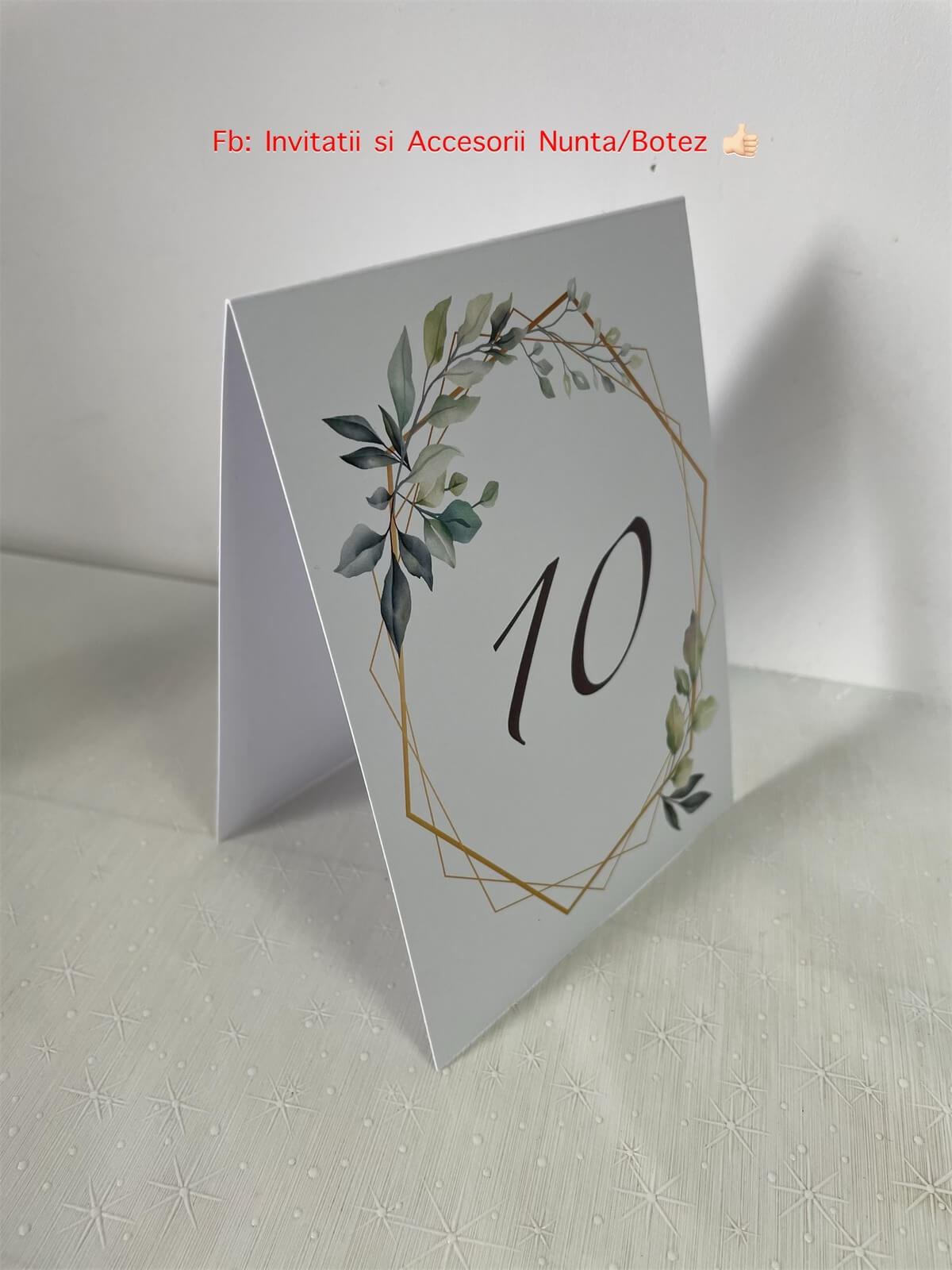 Numar de masa nunta BSNN009