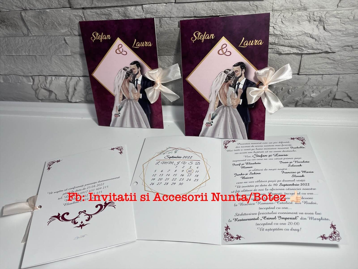 Invitatie nunta BSIN057