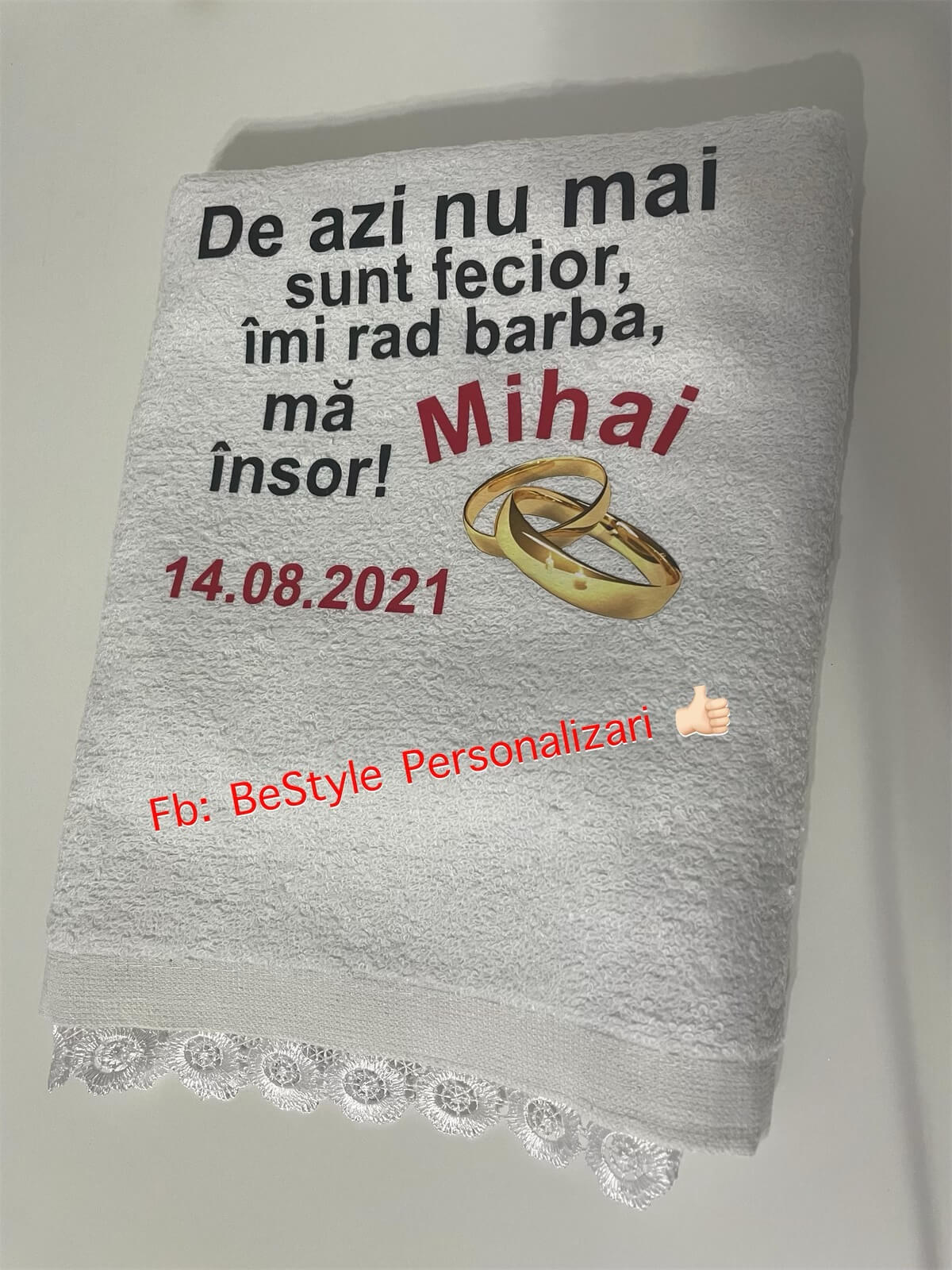 Prosop personalizat nunta pentru mire 03