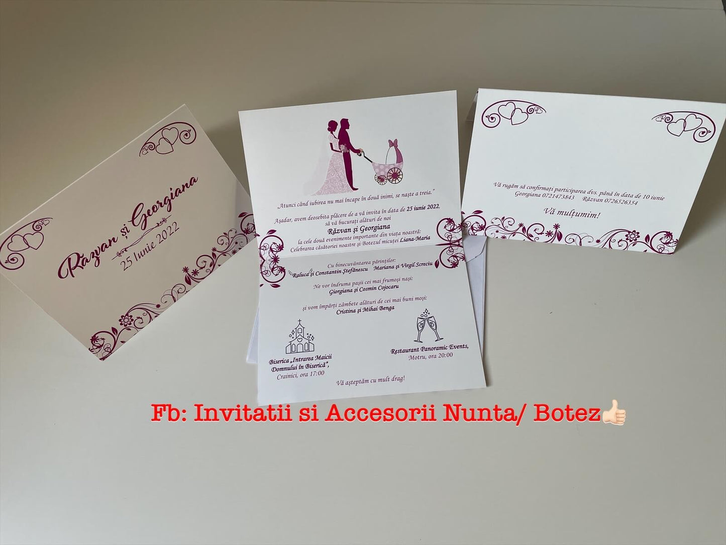 Invitatie 2 in 1 BSIN001