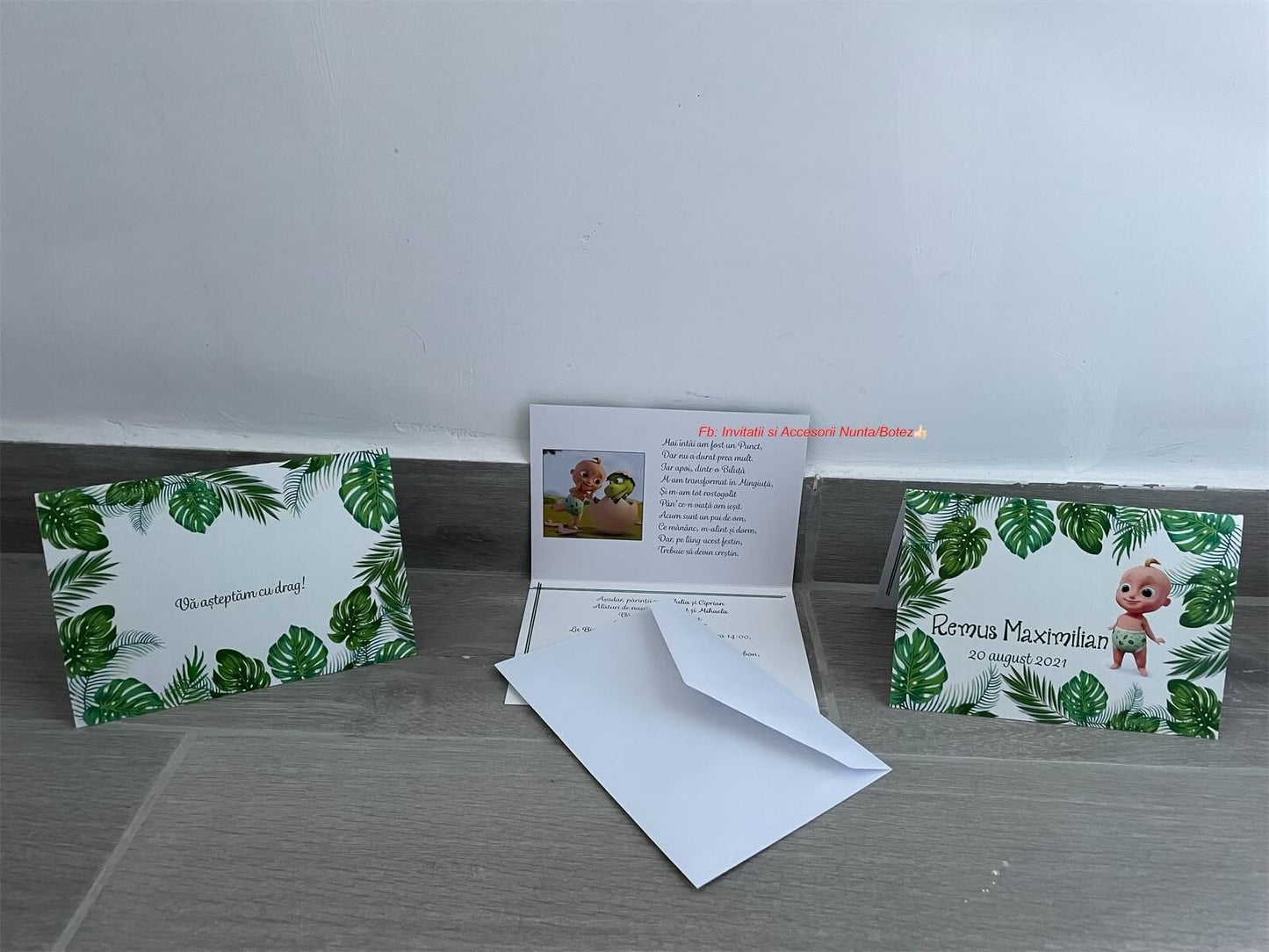 Invitatie botez BSIB17 Zigaloo Baby