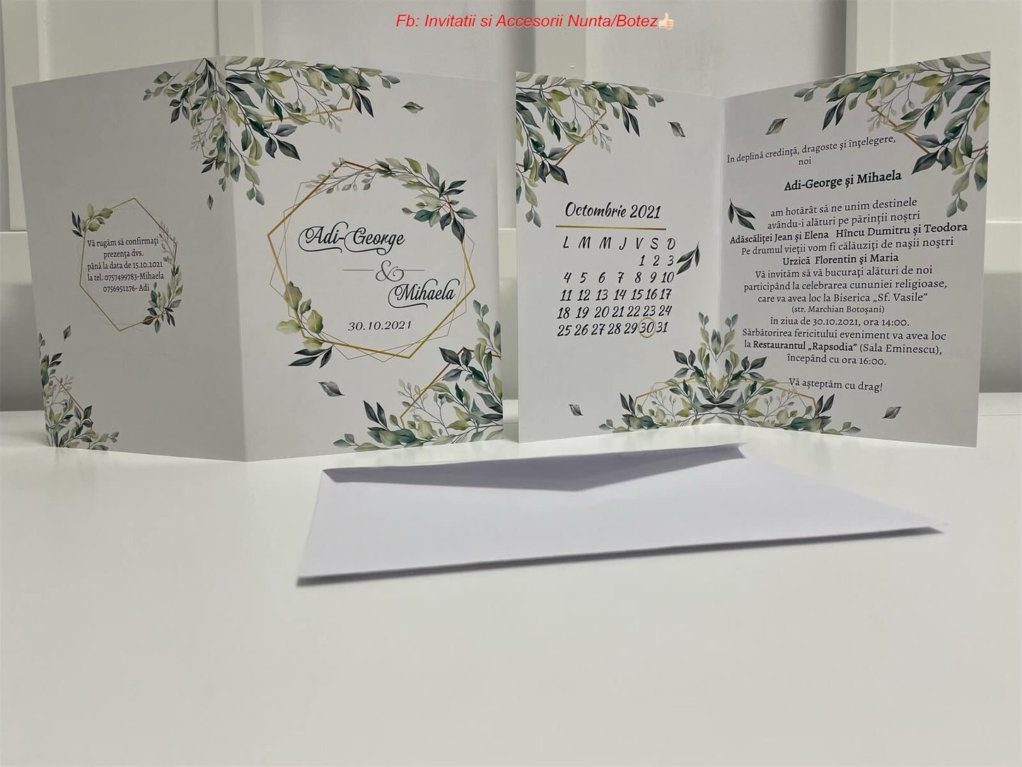 Invitatie nunta BSIN021